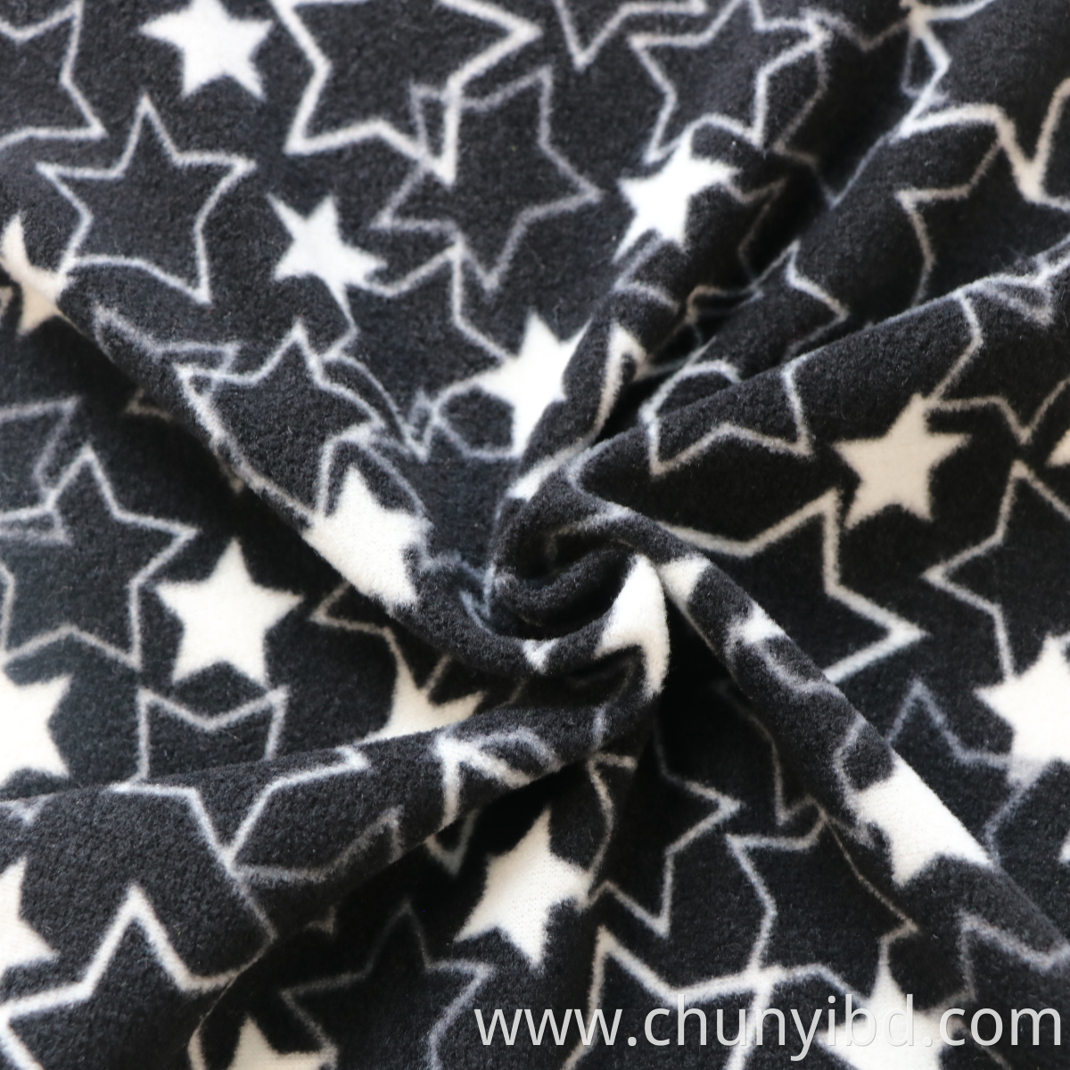 Hot selling Lastest designs fashion printed polar fleece fabric